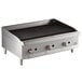 A Cooking Performance Group stainless steel gas countertop charbroiler.