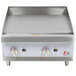 Cooking Performance Group G24 24 inch Gas Countertop Griddle with Manual Controls - 60,000 BTU