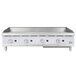 Cooking Performance Group G48 48 inch Gas Countertop Griddle with Manual Controls - 120,000 BTU