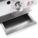 A Cooking Performance Group gas countertop griddle with thermostatic controls.