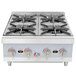 Cooking Performance Group HP424 4 Burner Gas Countertop Hot Plate - 88,000 BTU