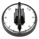 A black Nemco thermostat knob with white numbers on it.
