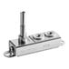 A close-up of a Nemco Countertop Warmer thermostat with two nuts and a screw.