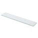 Rectangular glass light cover for Nemco countertop food warmers.
