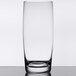 A clear Spiegelau Soiree Collins Glass on a table.
