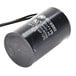 A black Avantco capacitor with white text on it.