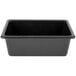 A black rectangular Metro utility bin.