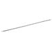A long thin metal rod with a white background.