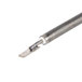 A silver metal heating element tube with a metal tip.