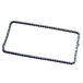 A Nemco drive chain for hot dog grills with a metal plate on a chain.