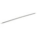 A long, thin metal rod with a black handle.