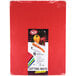 A red Tablecraft flexible cutting mat with a label on it.