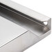 A stainless steel right hinged door for refrigeration equipment.