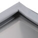 A right hinged solid metal door for refrigeration equipment.