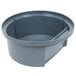 A gray plastic dome top for a Rubbermaid Brute 44 gallon container.