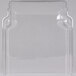 A clear plastic cover with a handle for a Nemco Two Way Dicer.