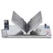 A metal Nemco Frame and Block Assembly with two metal blades on a white background.