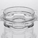 A clear lid on a Waring 64 oz. blender jar.