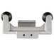 A metal Nemco Hanger Assembly with two black rubber wheels.
