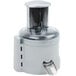 A Robot Coupe Cuisine Kit juicer with a silver lid and a silver metal handle.