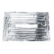 A silver foil heater with a metal surface.