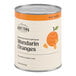 A large can of Hometown Provisions broken mandarin orange segments in light syrup.