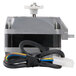 An Avantco 115V condenser fan motor with wires and a wire harness.