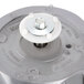 The Avantco 17819194 condenser fan motor with a white plastic cover.