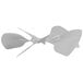 An Avantco 6 3/4" white condenser fan blade with two wings.
