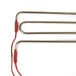 An Avantco replacement defrost element with red wires.
