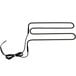A black electrical cord with a wire attached to the Avantco replacement defrost element.