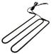 A pair of black Avantco defrost heating cords with a cord.