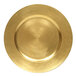 The Jay Companies 1421917AP-F 13 inch Round Gold Polypropylene Charger Plate