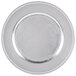The Jay Companies 1180006AP-F 13 inch Round Silver Beaded Melamine Charger Plate