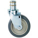 Metro 5HHPB 5 inch Polyurethane Swivel Stem Caster with Brake for HD Super Shelving