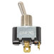 A metal and black Bar Maid toggle switch with a metal handle and the word "carling" on it.