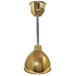 Hanson Heat Lamps 800-RET-BR Retractable Cord Ceiling Mount Heat Lamp with Brass Finish