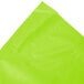 A Fresh Lime Green plastic table skirt.