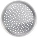 a close-up of a metal strainer