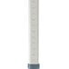 A white rectangular MetroMax iQ polymer post with a gray base.