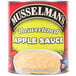 A #10 can of Musselman's Natural Unsweetened Applesauce.