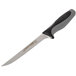 A Dexter-Russell V-Lo fillet knife with a black handle and silver blade.