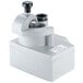 A Robot Coupe vegetable prep attachment kit with two black handles.
