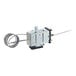 A small metal AllPoints 4-pole thermostat with a wire.