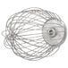 a metal wire ball with a hole