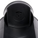 A black Conair Cuisinart 1-cup coffee maker with a hole in the front.