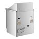 A white rectangular True refrigerated sandwich prep table with a door open.