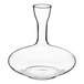 A clear glass Stolzle decanter with a neck.