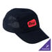 A navy blue Headsweats baseball cap with a red and white label.