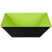 A green and black GET Brasilia melamine bowl.